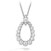 Hearts On Fire Aerial Regal Tear Drop Pendant - Dracakis Jewellers